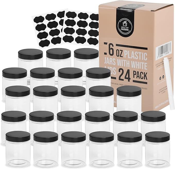 6 Oz 24 Pack (Black)