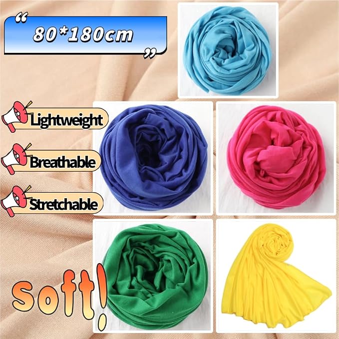 5pcs-(bright Green,royal Blue,rose Red,yellow,sky Blue)