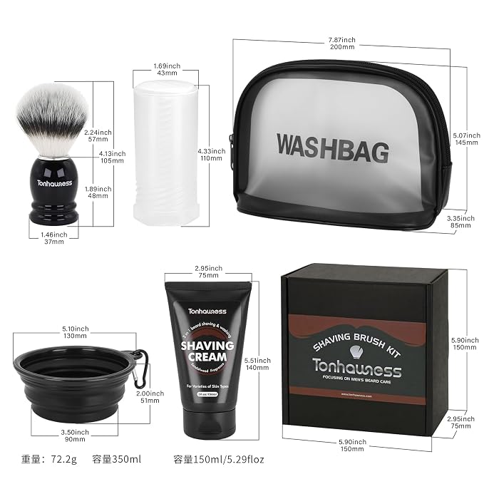 Badger Hair With Washbag