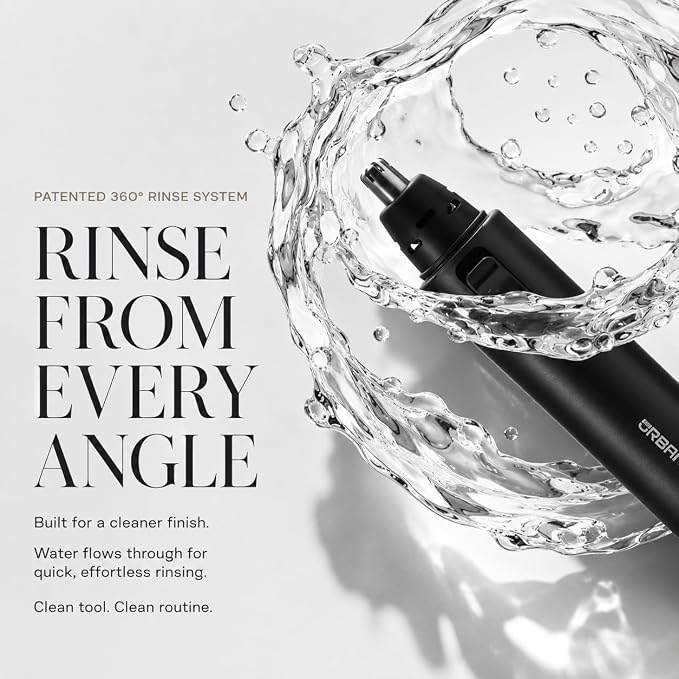 Matte Black - Mustache Trimmer + 3 Heads