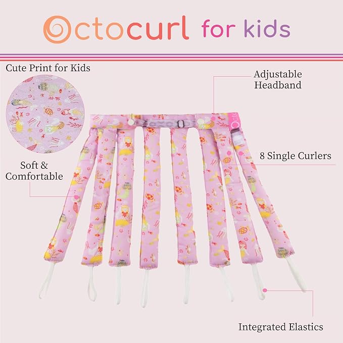 Medium Kids (Cotton Poplin - Mermaid Curls)