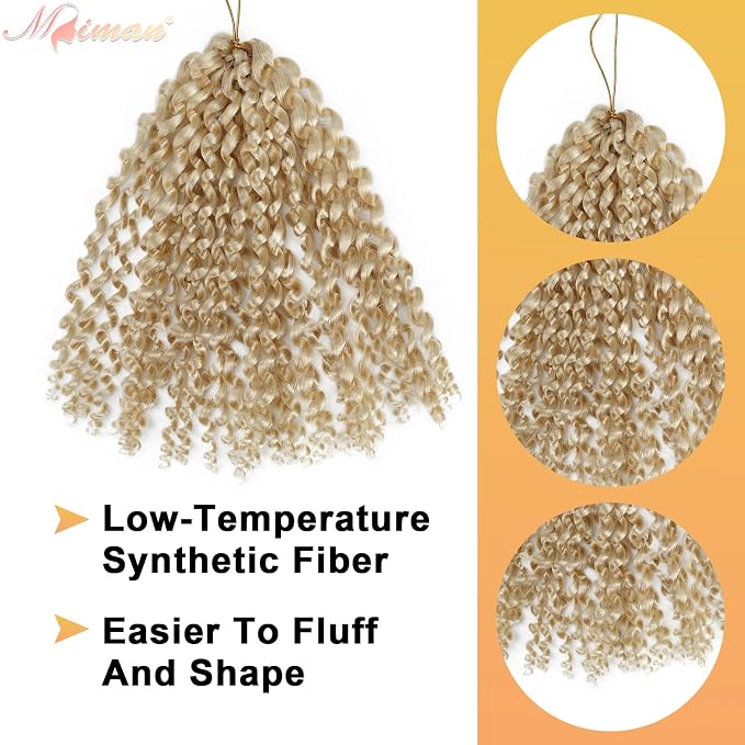 Passion Twist Crochet Hair-Light Blonde