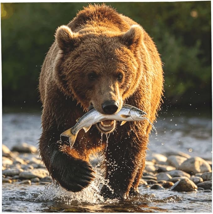 Bear Eats Fish