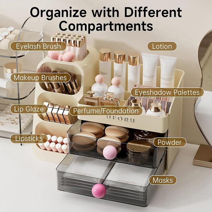 Cream White&Pink