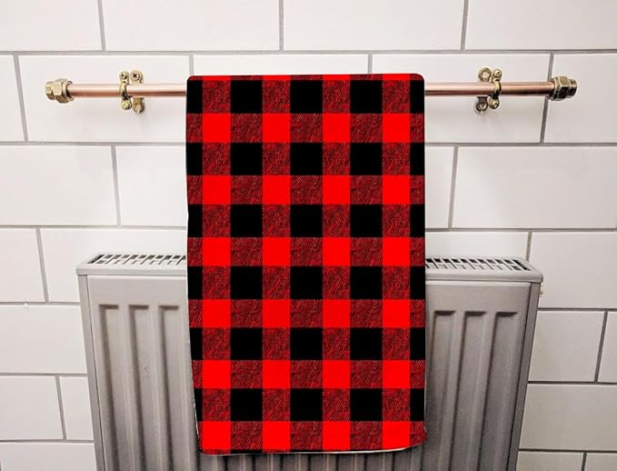 Plaid Red Black