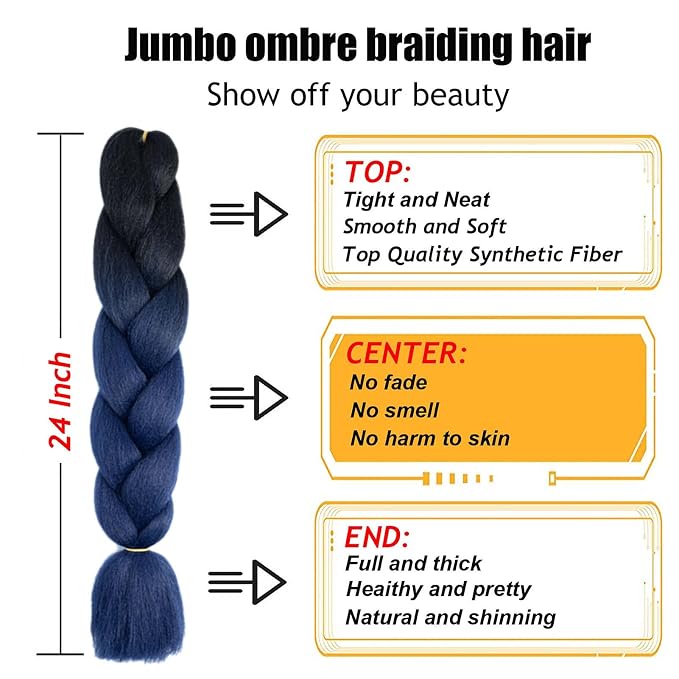 Black to Dark Blue