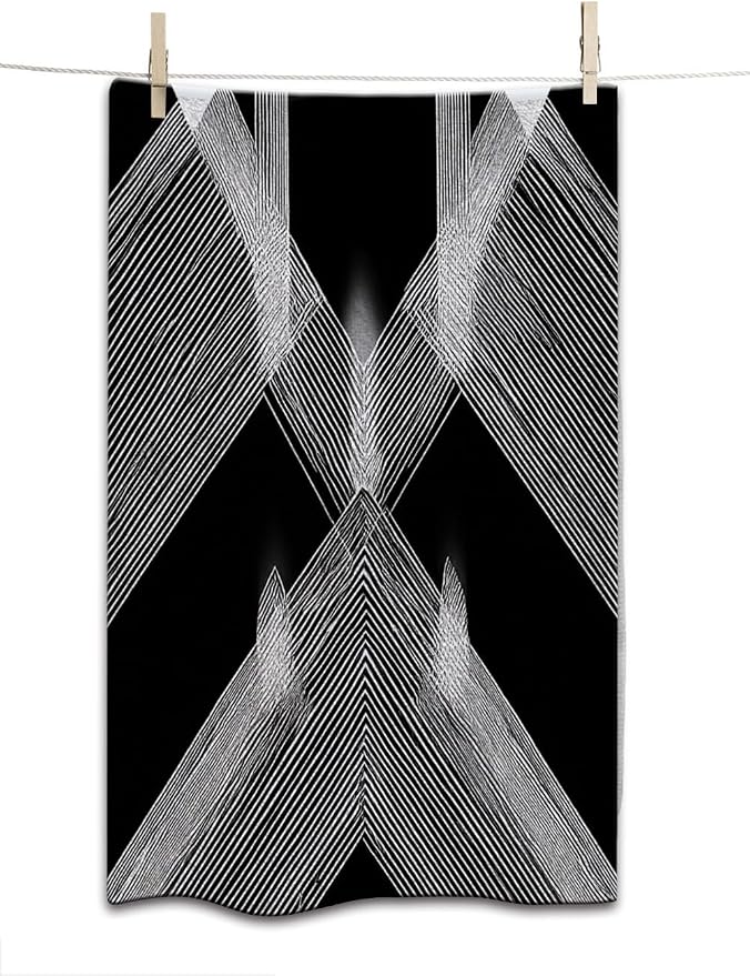 Black Grey White Stripe