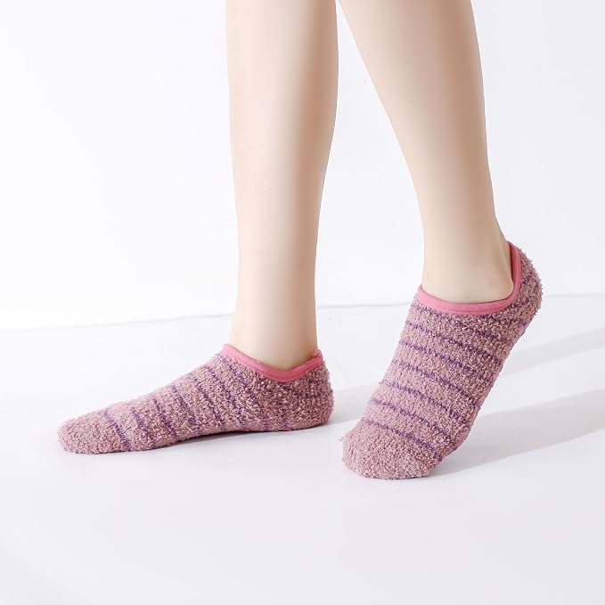 Gray/Light Gray/White/Dark Pink 4pairs