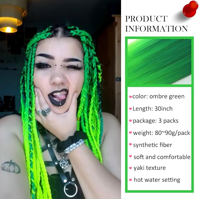 ombre green/neongreen