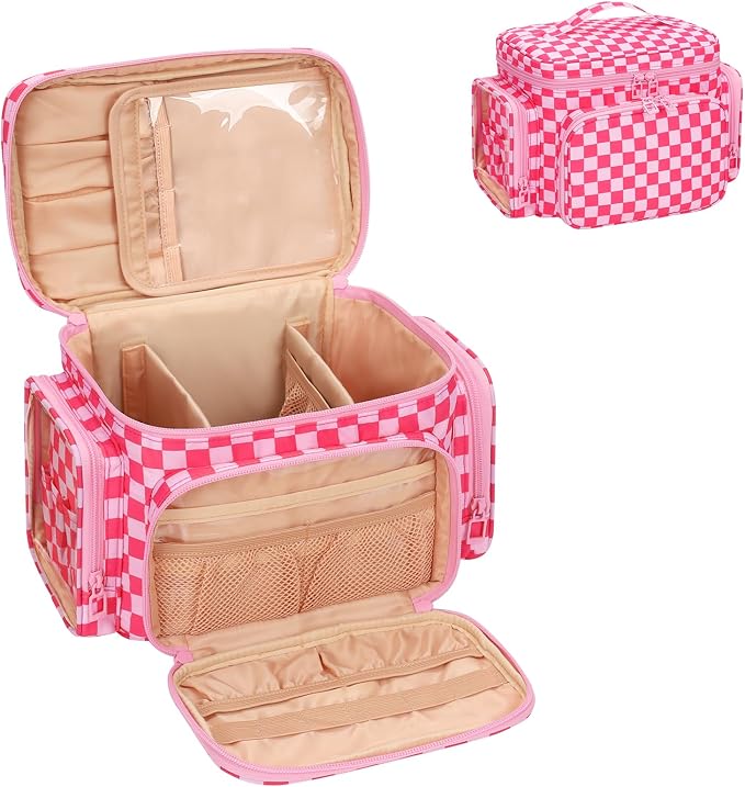04-Hotpink Checkerboard