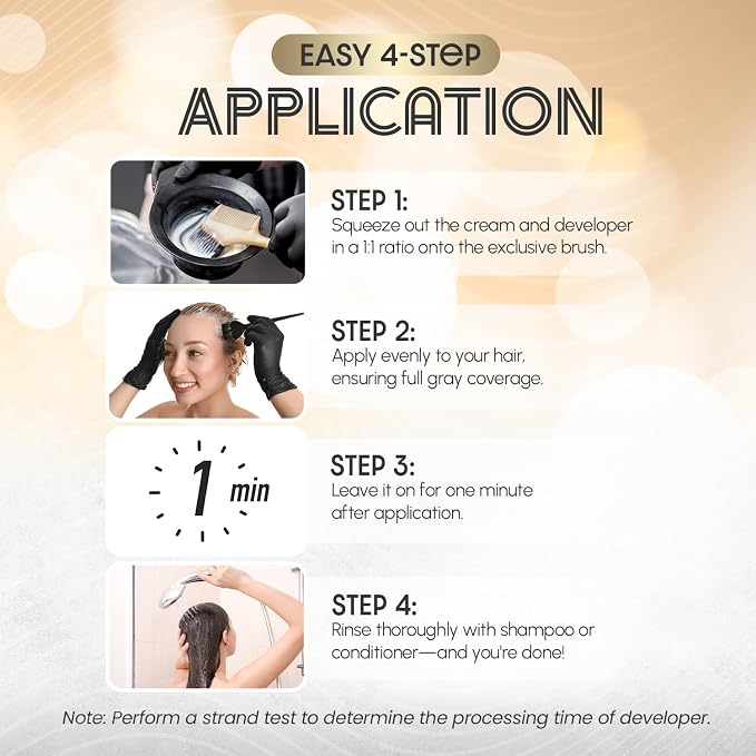 1 Minute Hair Dye Natural Black