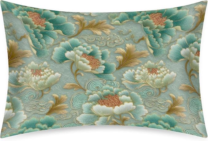 A11:teal Flower Floral
