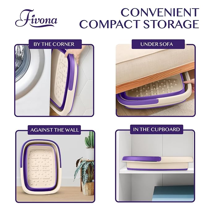 Purple Foot Bath Basin