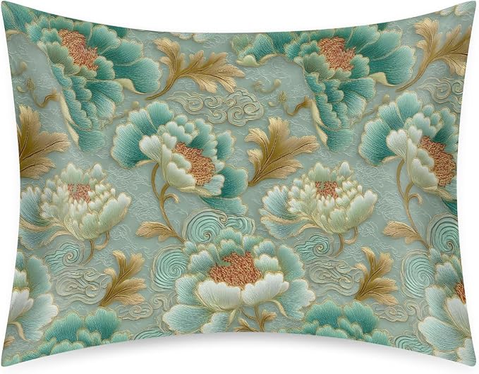 A11:teal Flower Floral
