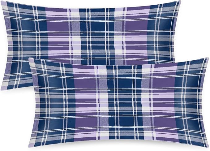 Blue Purple Plaid