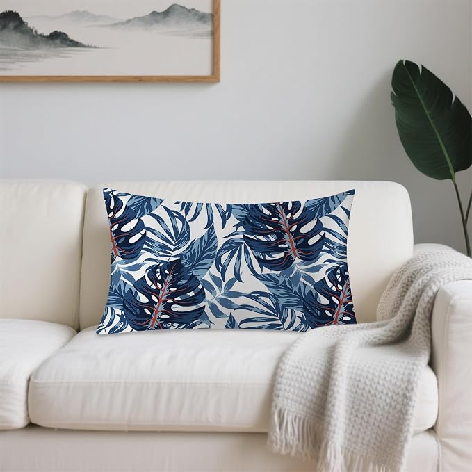 Tropical Blue Plant Exotic Leaves