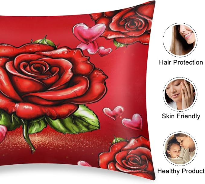 E Valentine Red Roses
