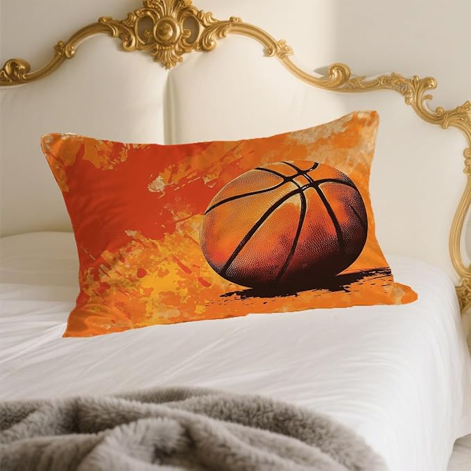 Orange and Yellow Basketball