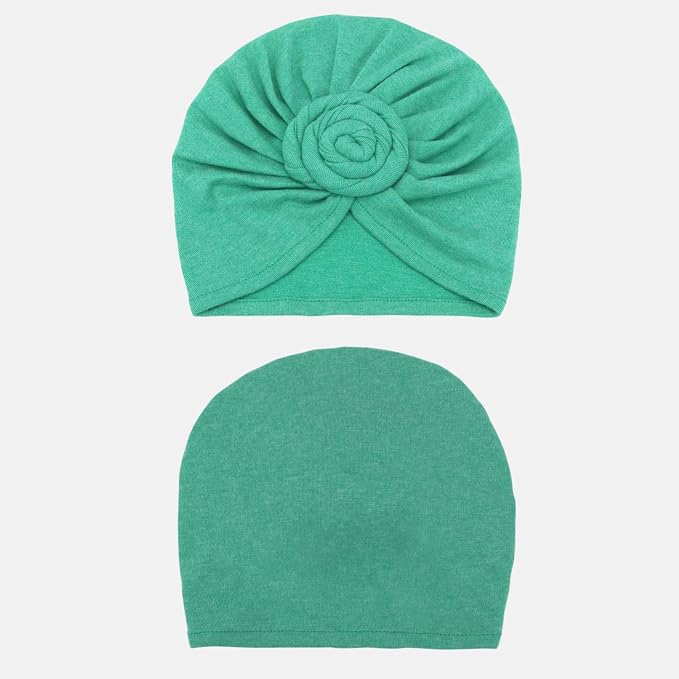 5 Pack Donut Flower : Navy, Turquoise, Maroon, Grey, Black