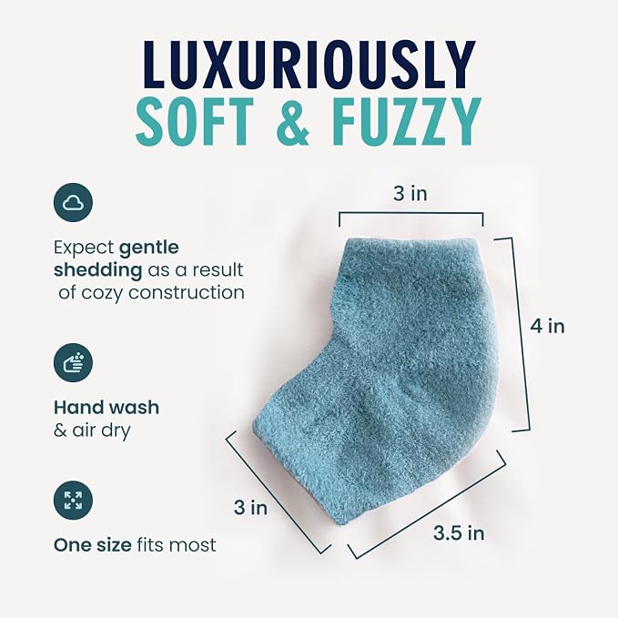 Teal Tranquility - 2 Pairs - Fuzzy