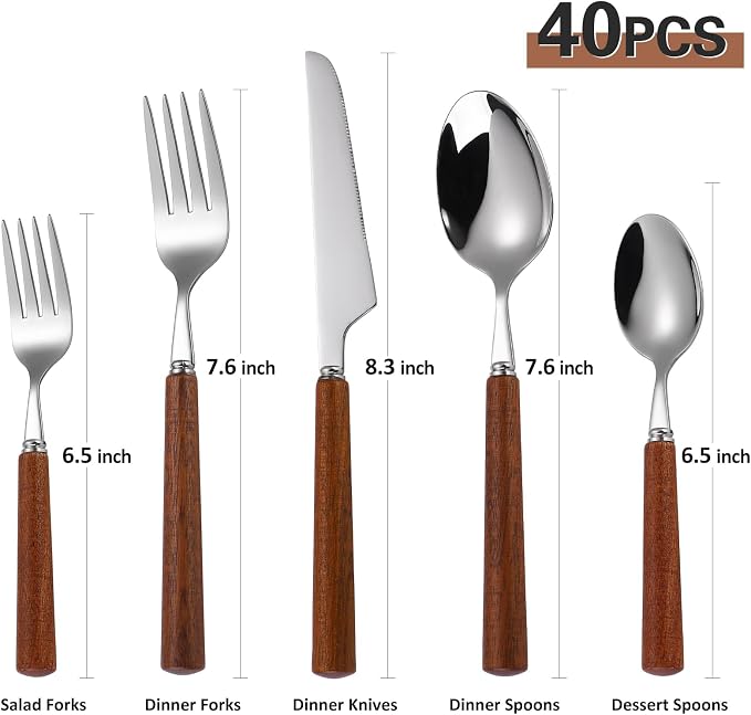 C07-20PC/Wooden-304/Silver