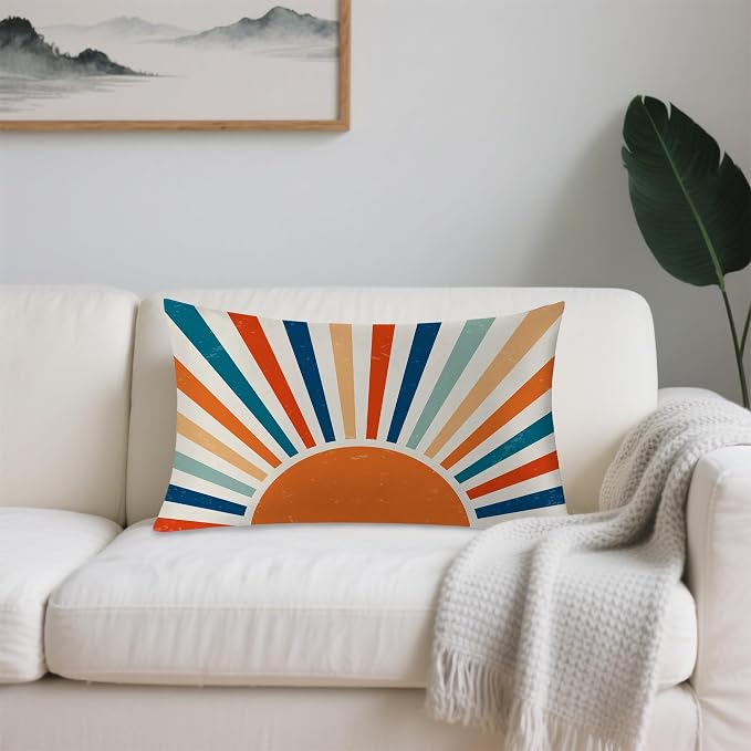 Retro Colourful Sunset