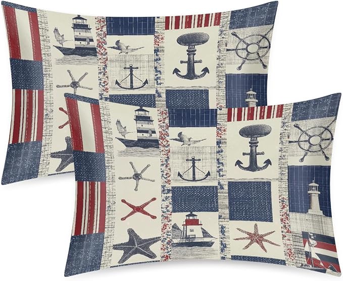 Patchwork Nautical Compass