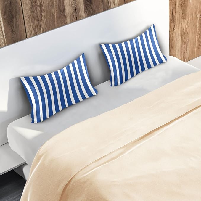 Blue and White Stripes