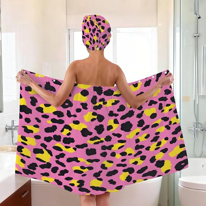 Pink Yellow Leopard