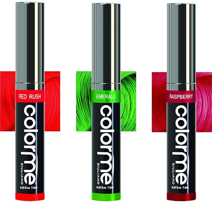 Red, Emerald, Raspberry