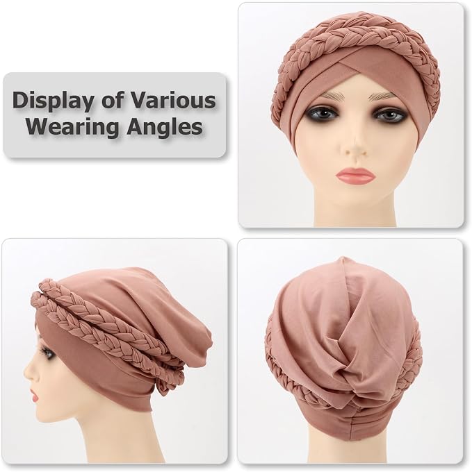 2 Pack Double Twisted Braid: Fresh Pink, Black