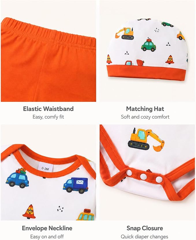 Orange Construction Vehicle