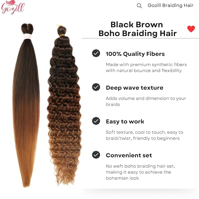 Black/Brown/Honey Blonde