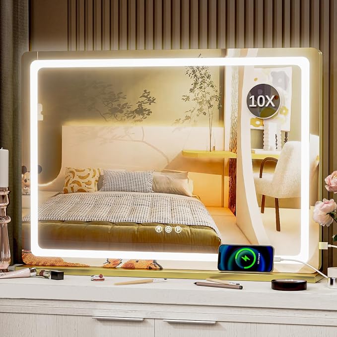 Round Gold Led