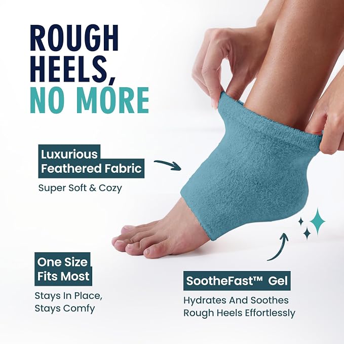 Teal Tranquility - 2 Pairs - Fuzzy