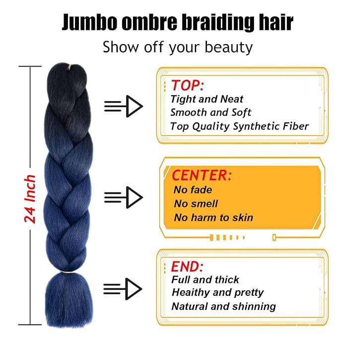 Black to Dark Blue
