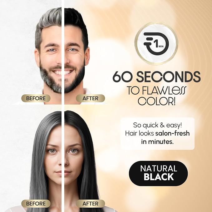 1 Minute Hair Dye Natural Black