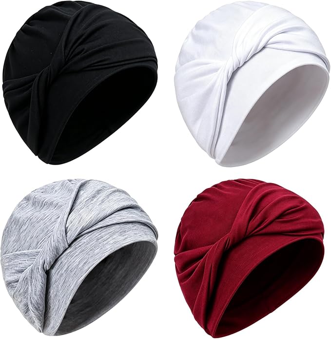 Solid Color Twist Style；black，white，grey，red