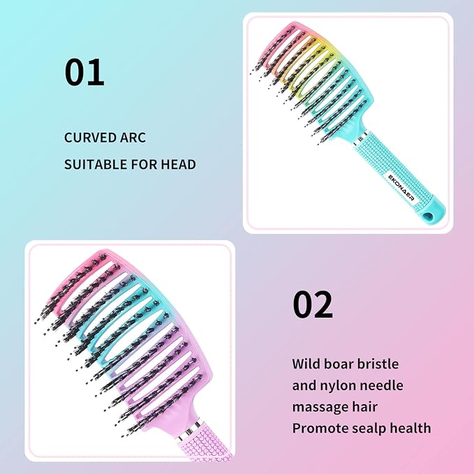 Gradient Green & Pink