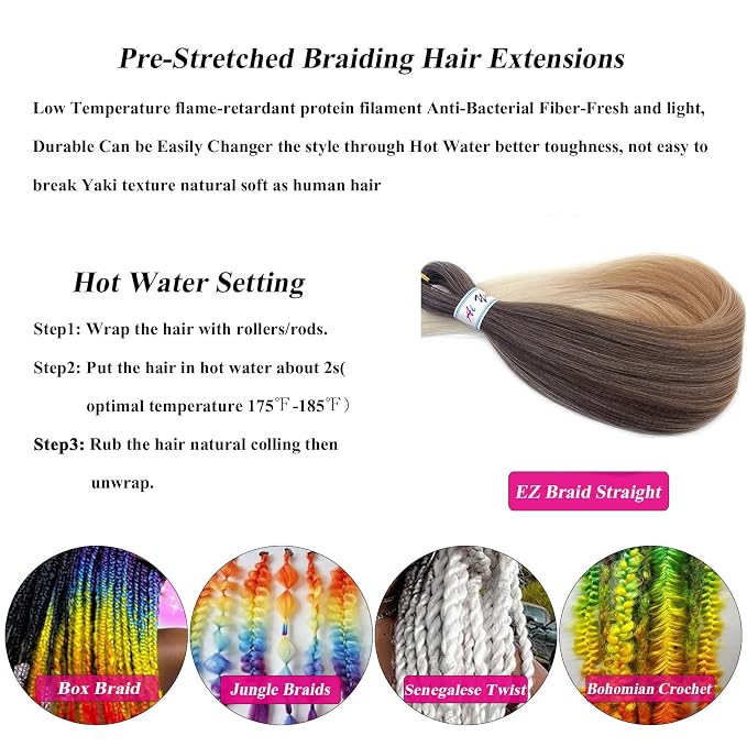 4/27/613 Braiding Hair 8 Packs