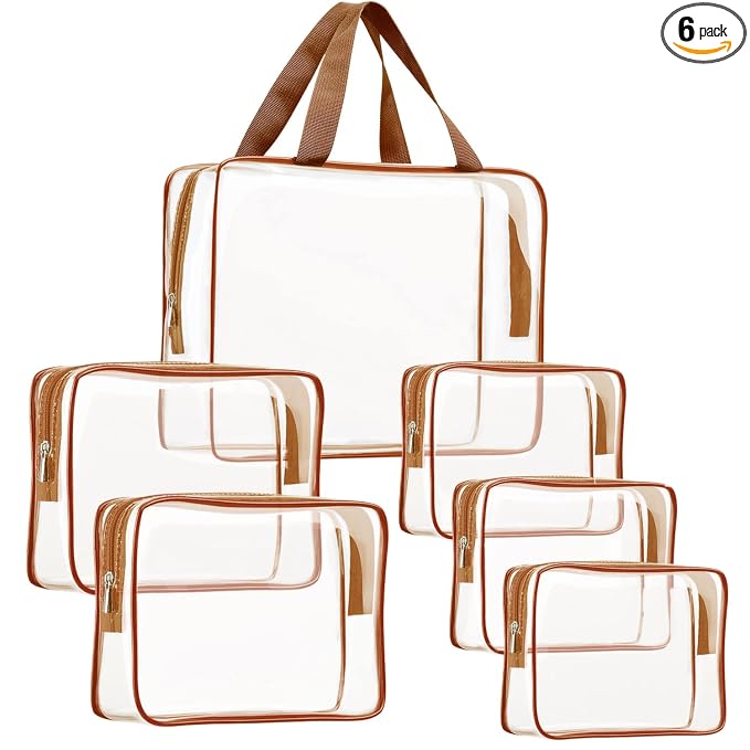 6pcs Brown