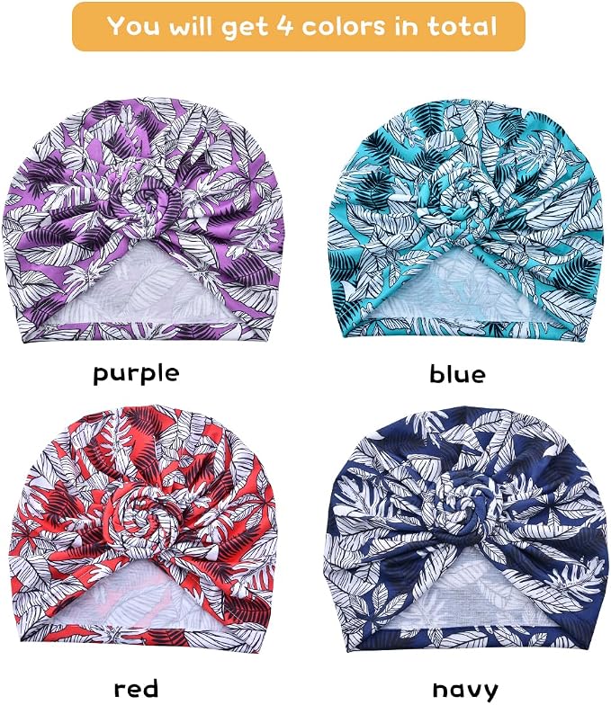 4 Pcs / Navy Red Purple Blue