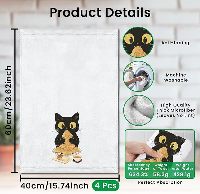 Japanese Style Black Cats and Ramen
