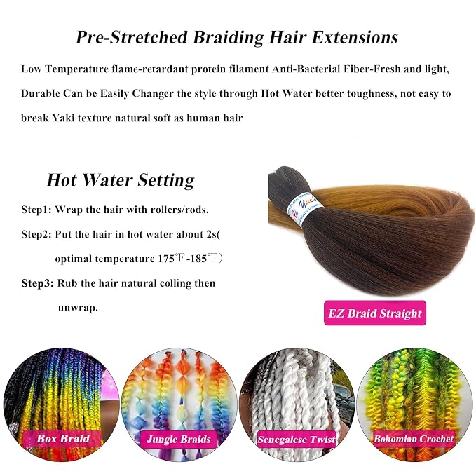 1B/30/27 Braiding Hair 6 Packs