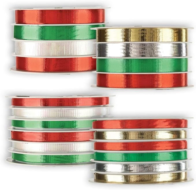 Red/Green/White/Metallic Gold/Silver