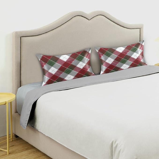 Christmas Plaid Pattern Red