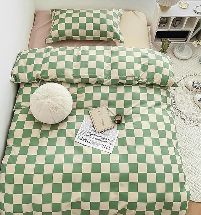 Grid Green White