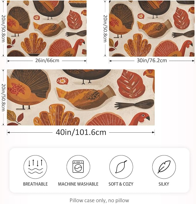 Beige Turkey and Grilled Chicken Maple Leaf Thanksgiving