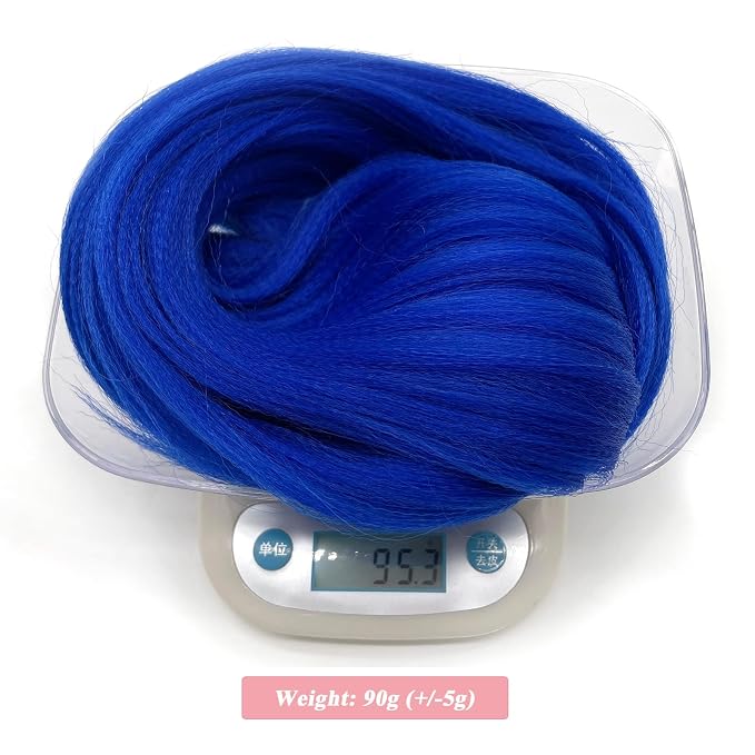 Dark Blue Braiding Hair 3 Packs