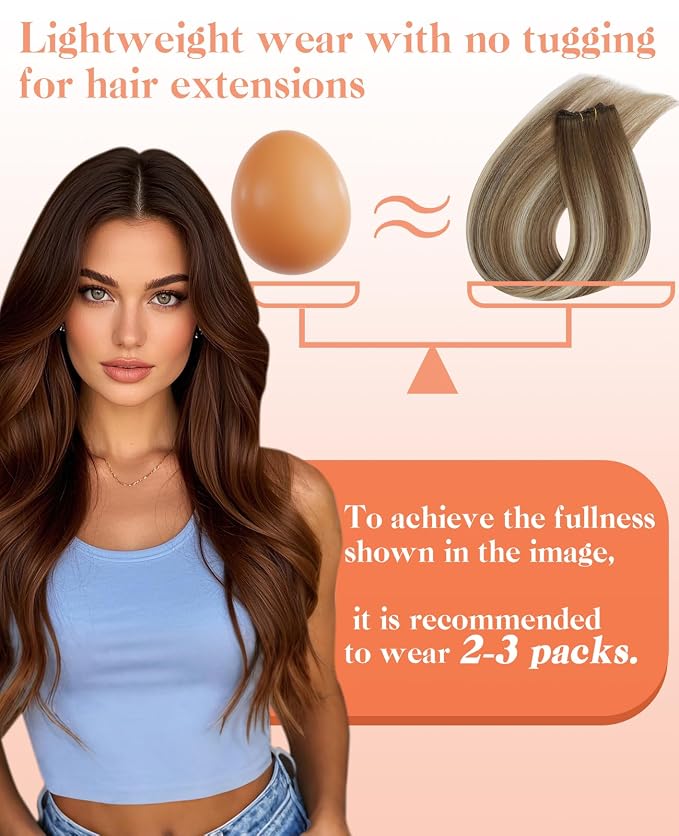 C-6/60/6-Balayage Chestnut Brown with Blonde